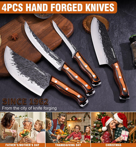 Naitesen 6-5-inch boning knife debones chicken and trims fat with control.