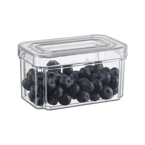 Naivees fridge organizer with drain hole feature for simple water release.