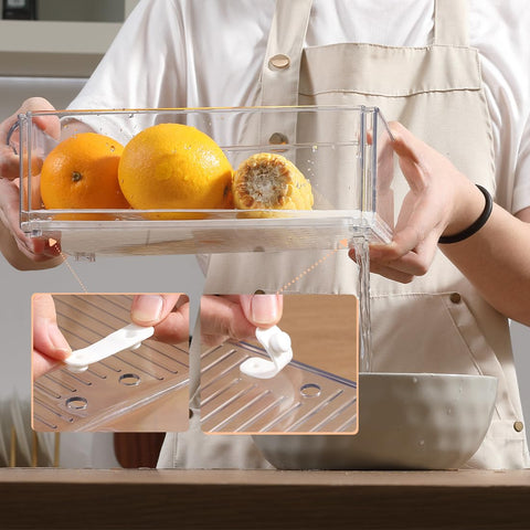 Naivees storage box ideal for drawers or shelves to maximize space.