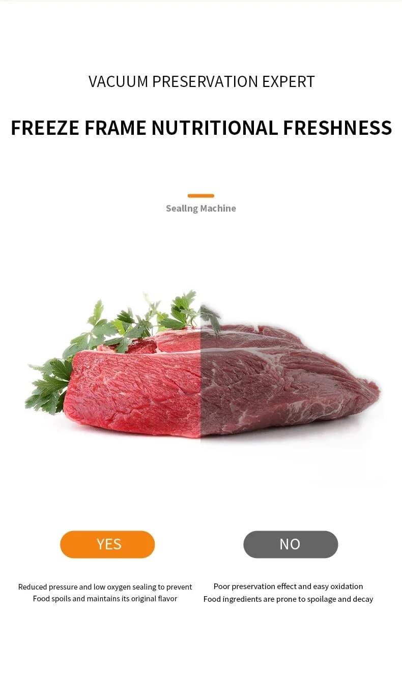 Moist and Dry modes protect different foods during sealing