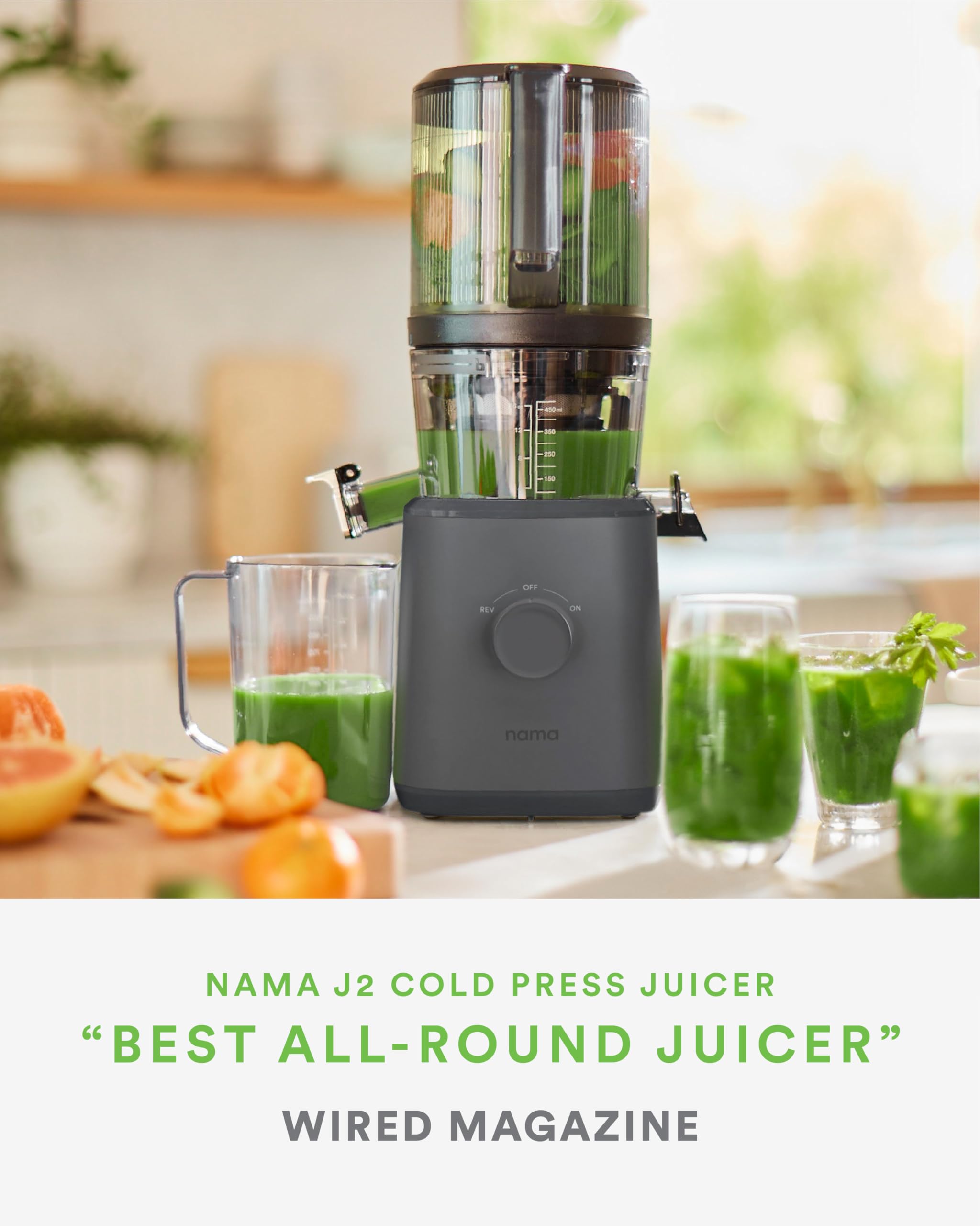 Nama J2 wide-mouth hopper allows whole-recipe loading with less prep time.