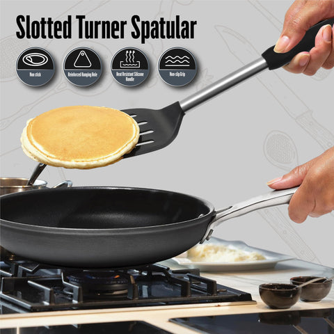NAMAPRODX silicone spatula set non-stick safe for eggs and delicate batters