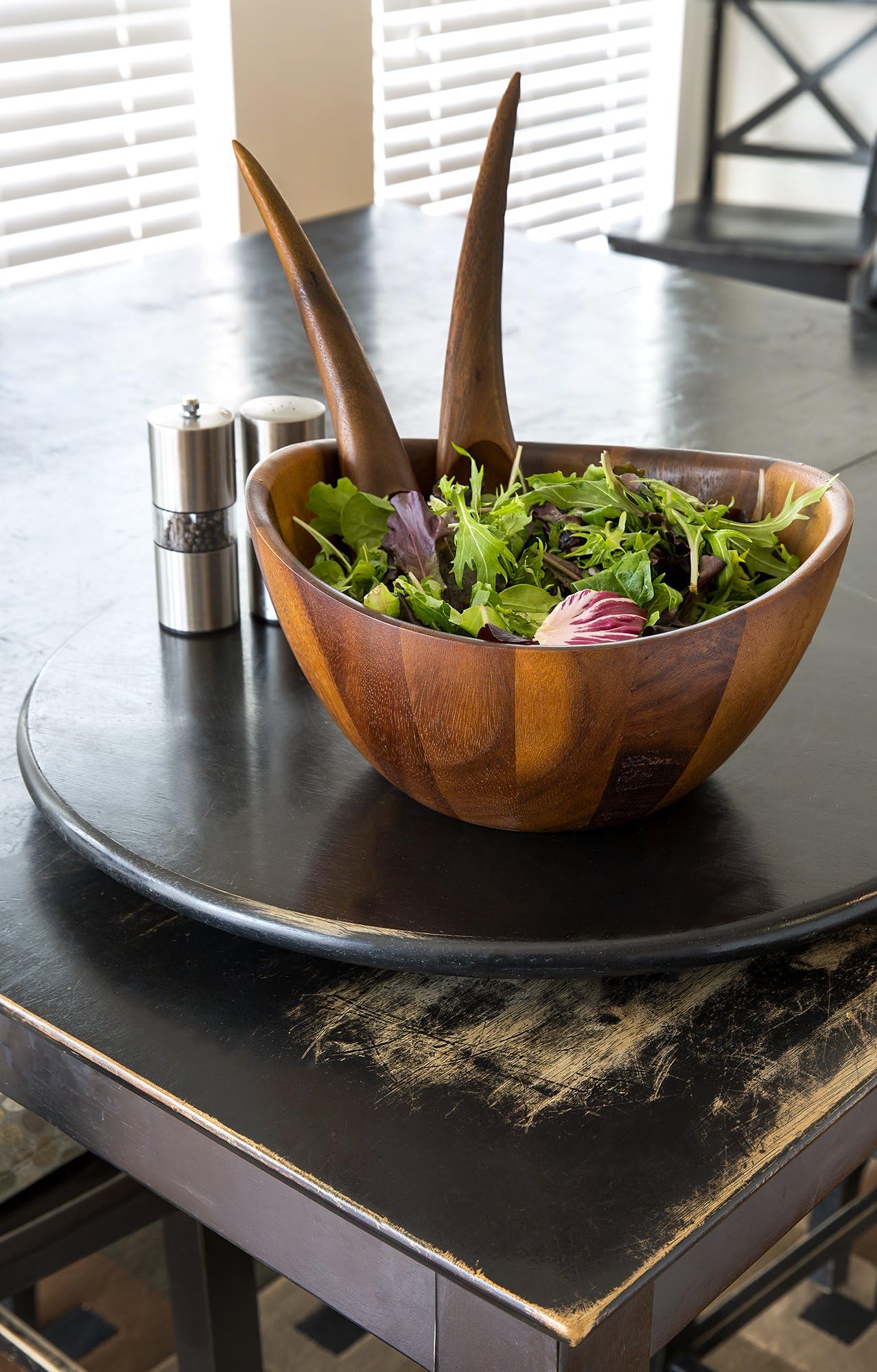 Nambe Harmony table setting evokes warm, welcoming dining