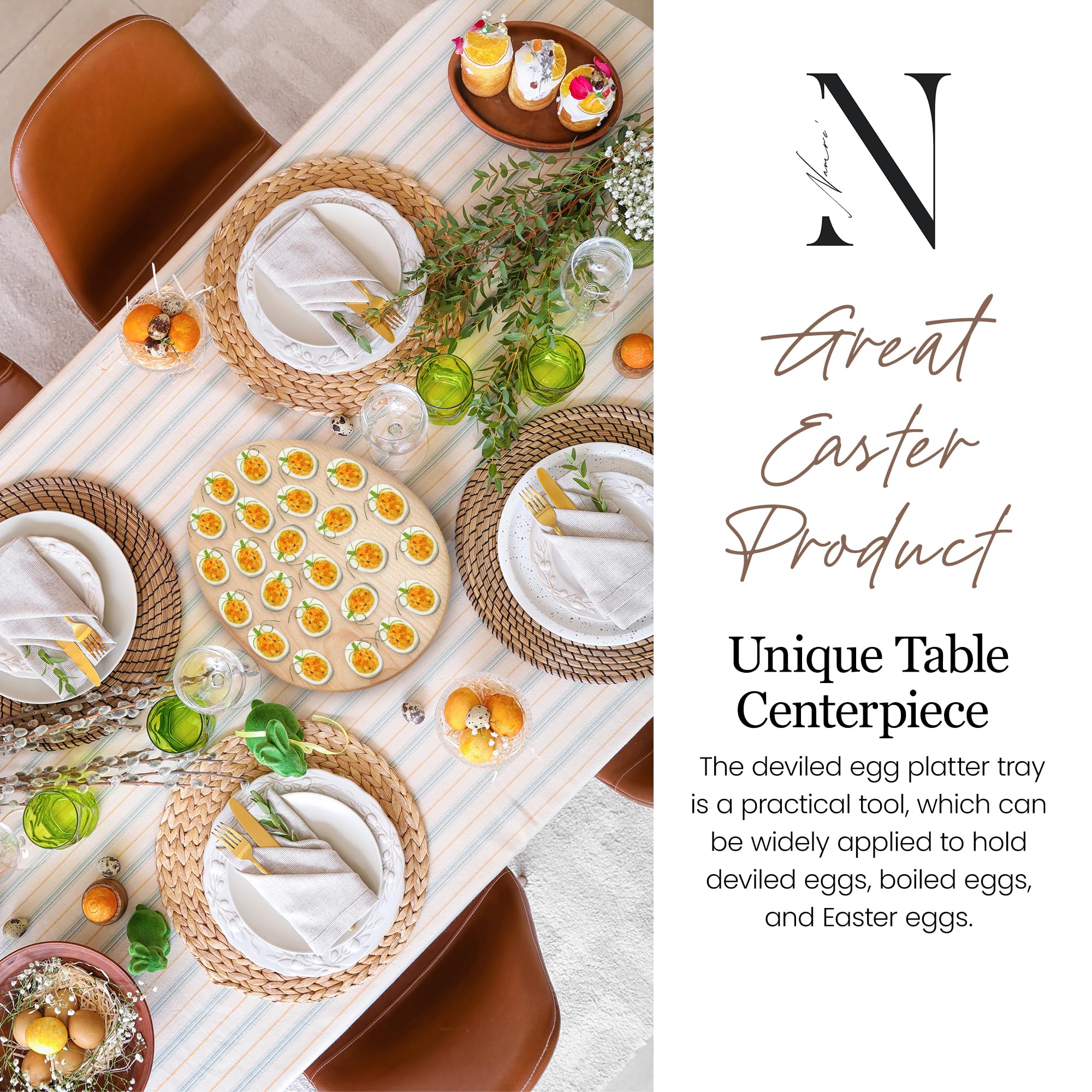 Namre' compact design fits picnics and parties.