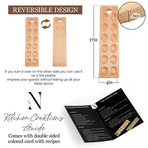 Namre' recipe card included to inspire seasonal egg ideas.
