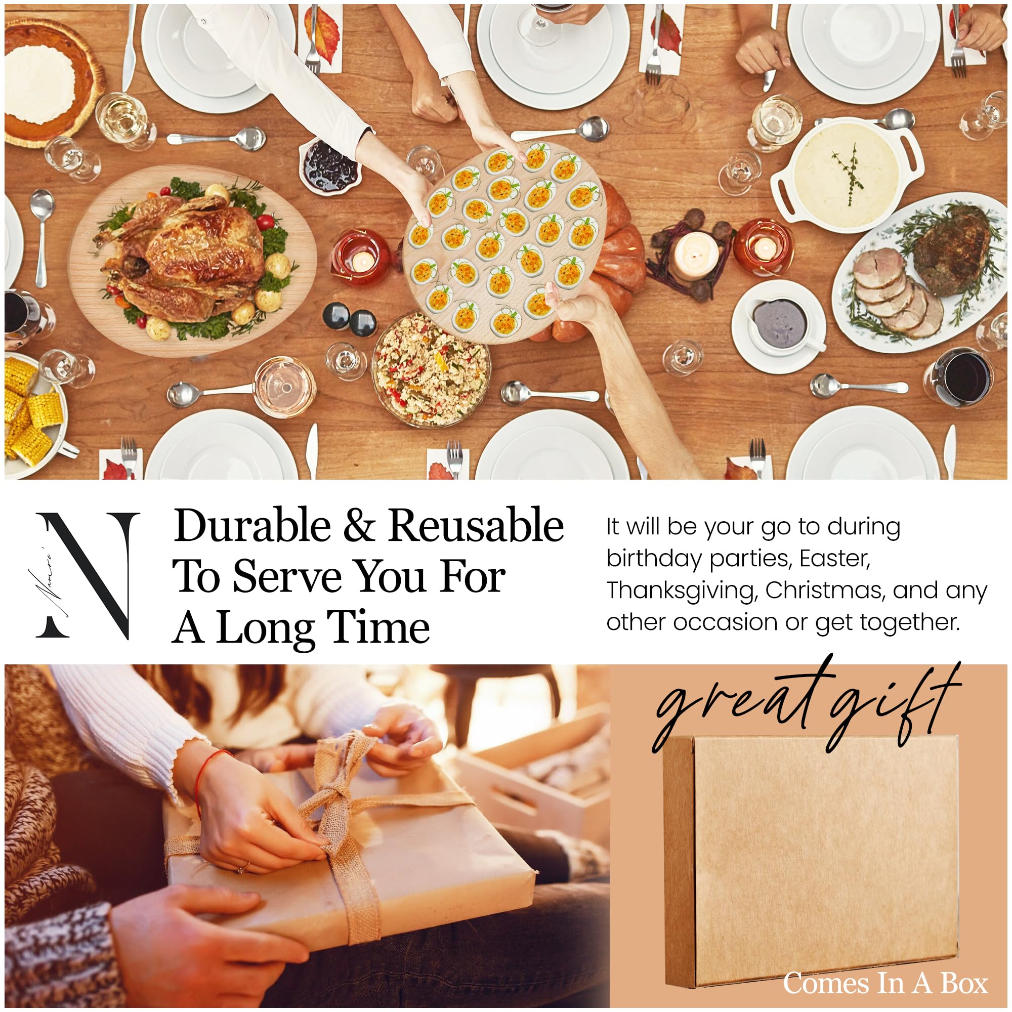 Namre' recipes included to inspire deviled egg ideas.