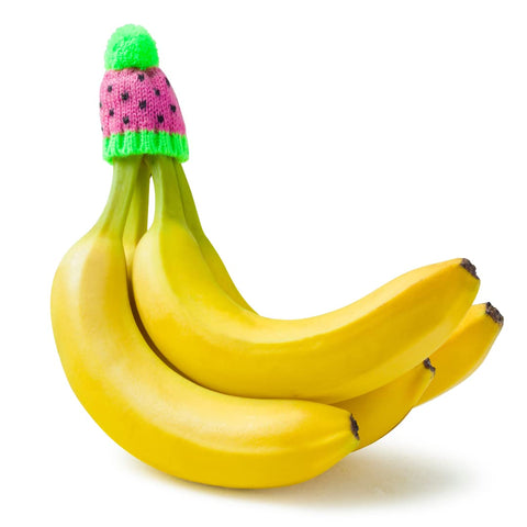 NANA HATS magnetic silicone cap assembly secures banana crown