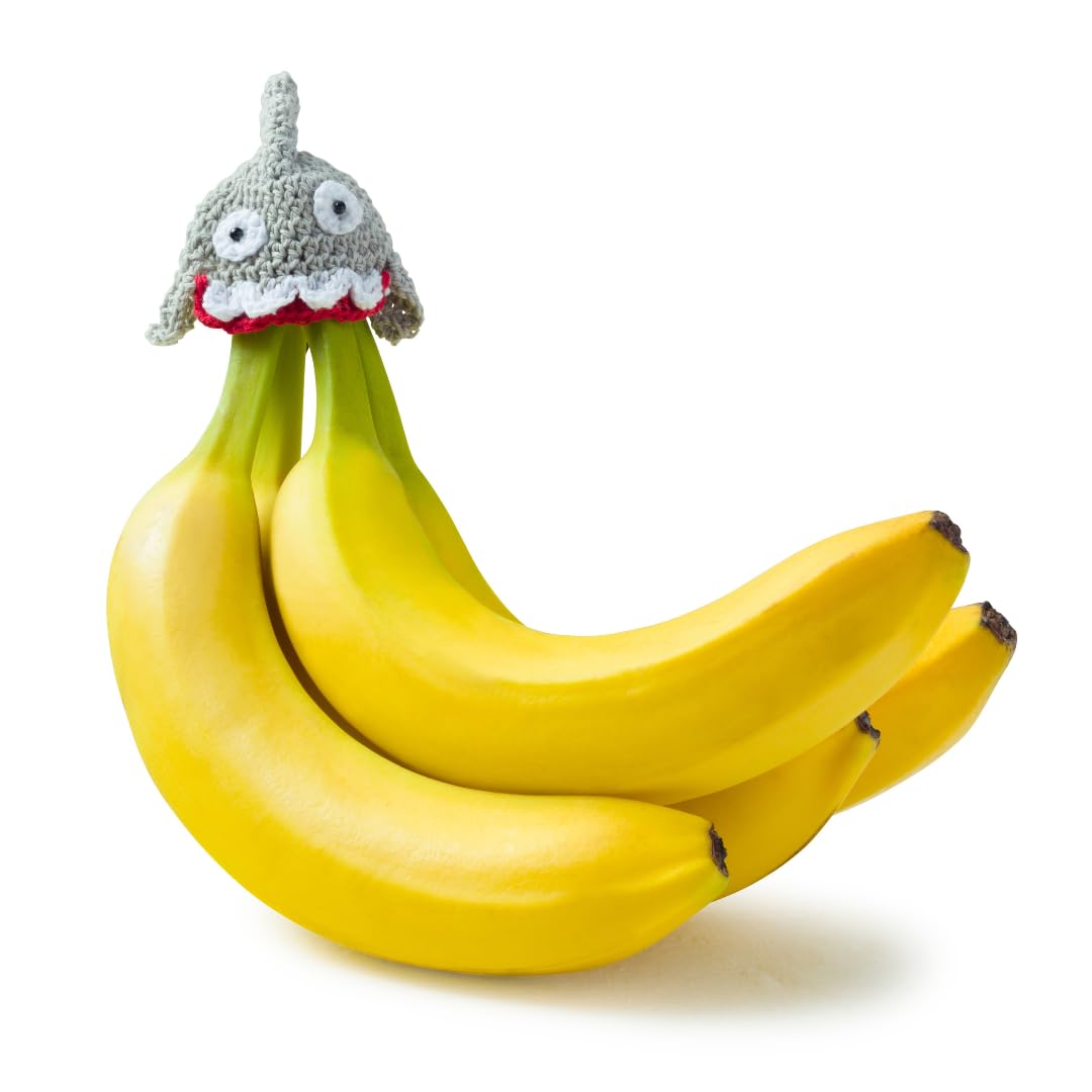 Nana Hats magnetic silicone caps on banana crown seal for longer freshness.