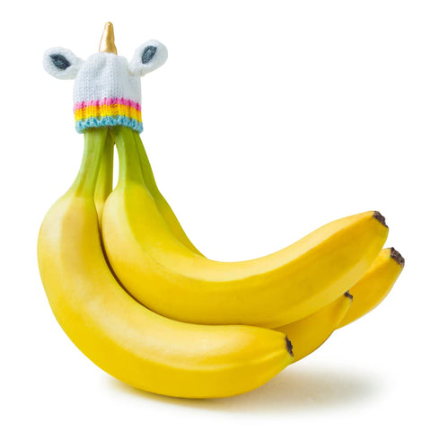 NANA HATS magnetic silicone caps seal banana stems to extend freshness