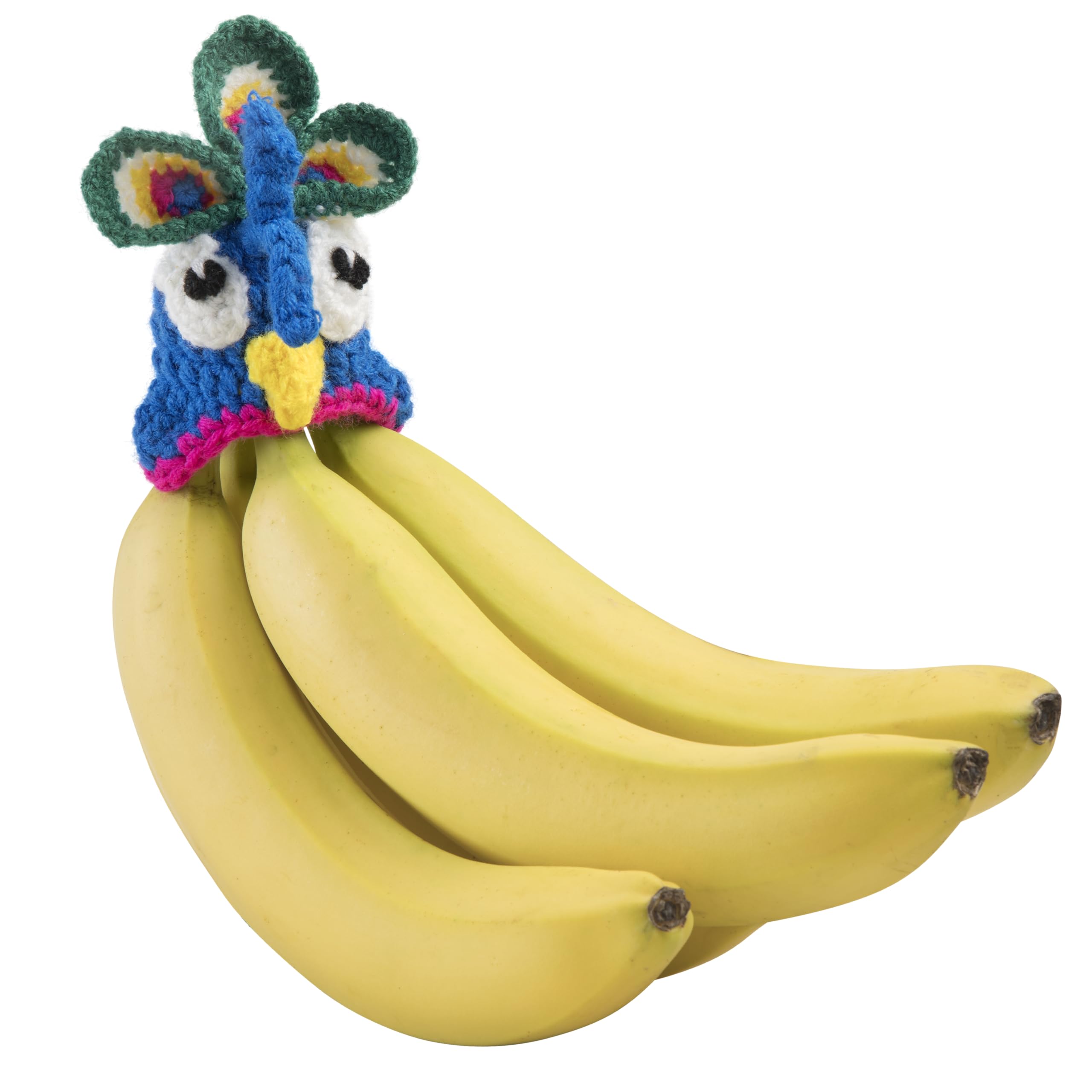 NANA HATS silicone caps seal bananas to extend freshness