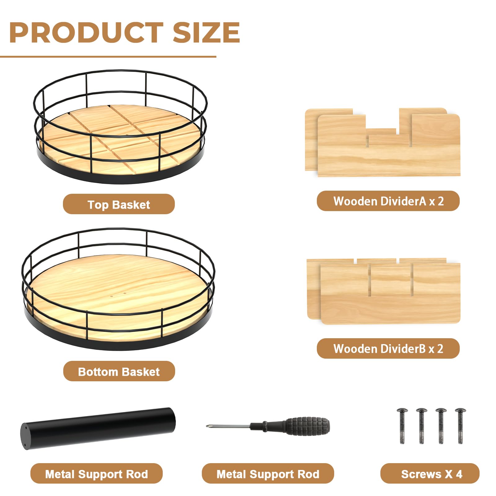 Nanagiftree snack organizer compact design fits small spaces.