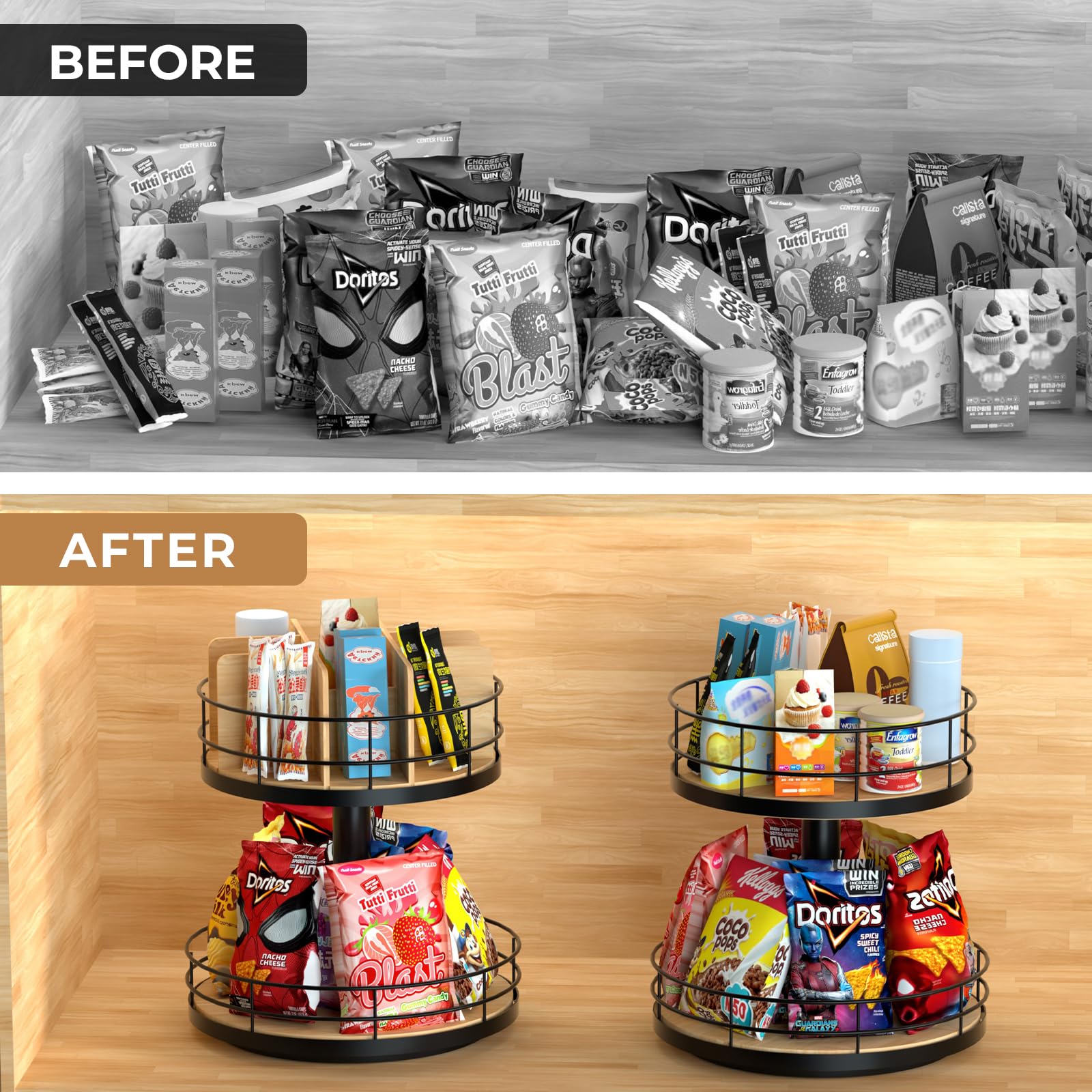 Nanagiftree snack organizer durable materials withstand daily use.