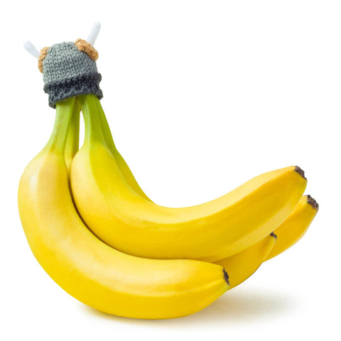 NANA HATS banana freshness preserver top view showing compact design.