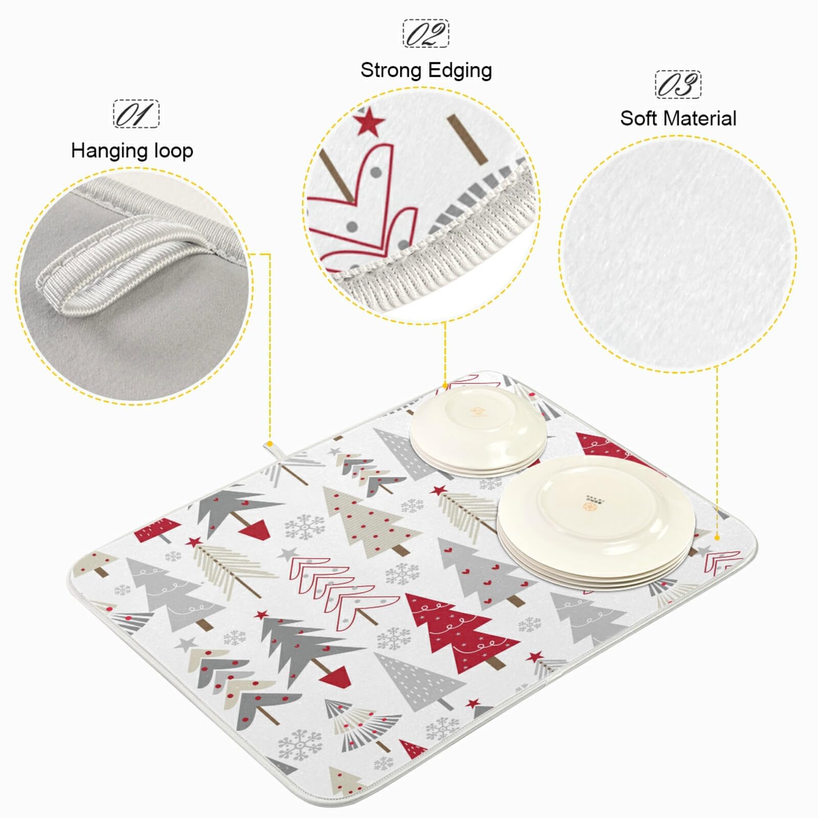 Nander countertop protection pad shields surfaces under racks and small appliances.