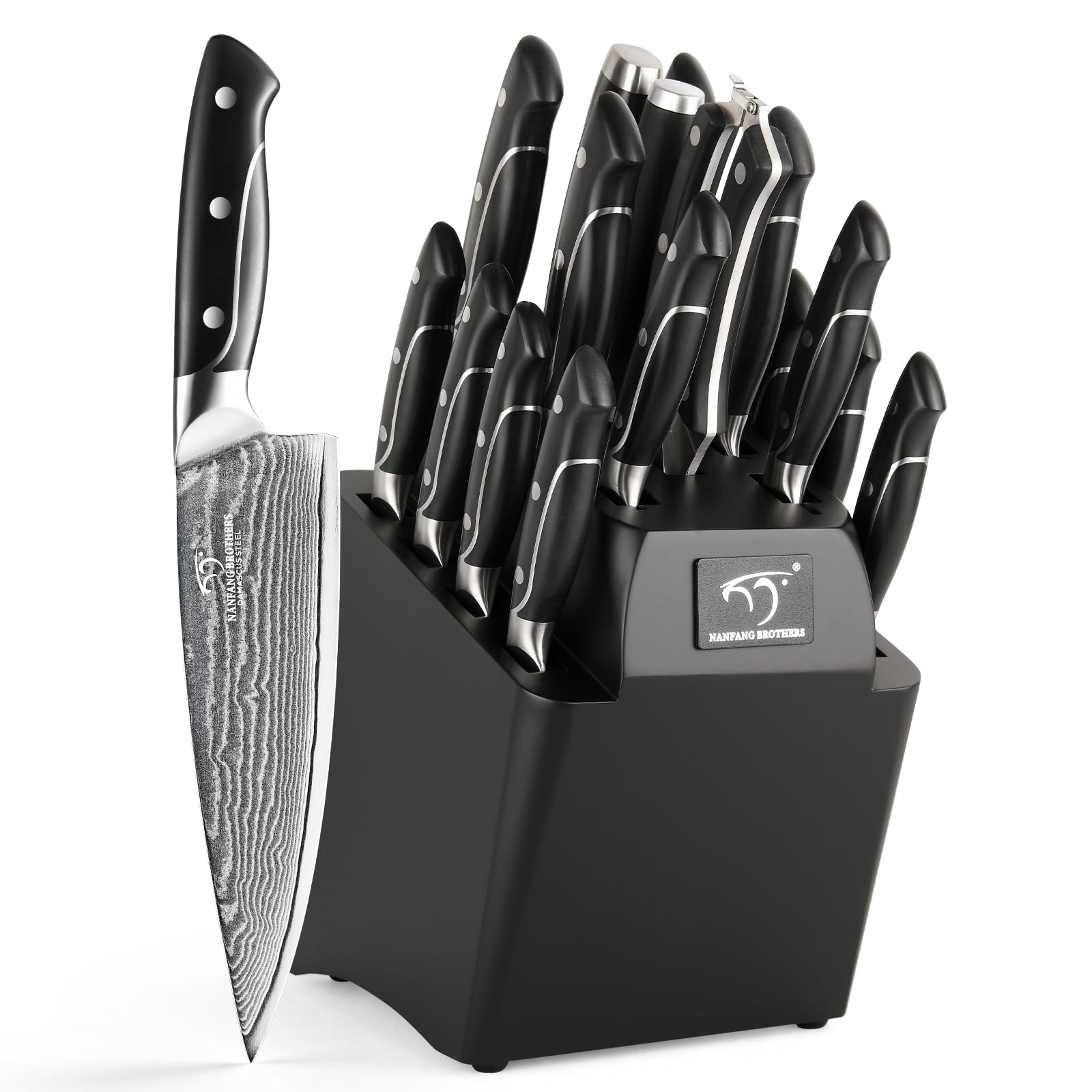NANFANG BROTHERS Damascus set assembly — complete kitchen tools for daily prep