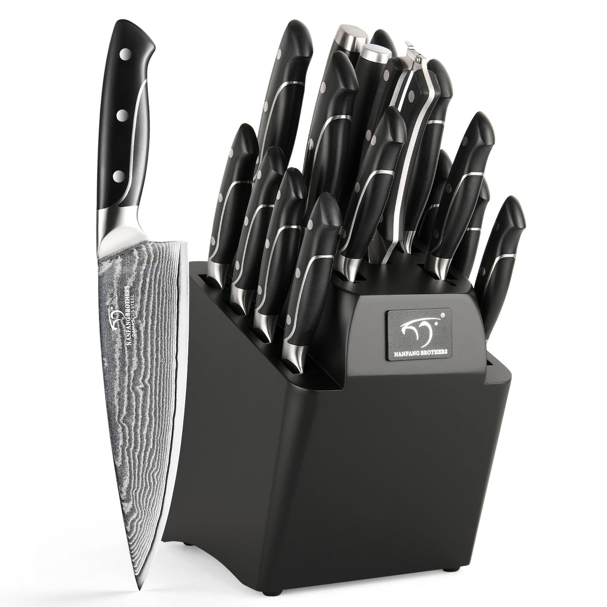 NANFANG BROTHERS Damascus set assembly — complete kitchen tools for daily prep