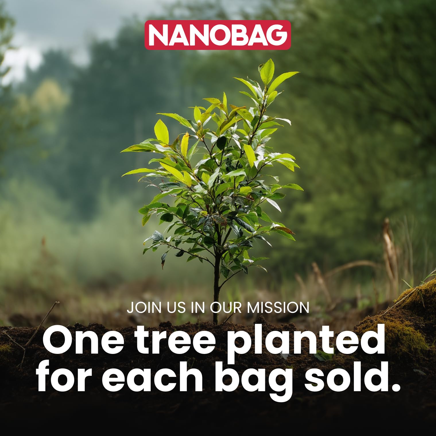 Nanobag XL rugged ripstop nylon resists wear on weekend trips.