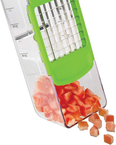 National Express Vidalia Chop Wizard Pro Max catch container shows measurements from 1/2 to 3 cups.
