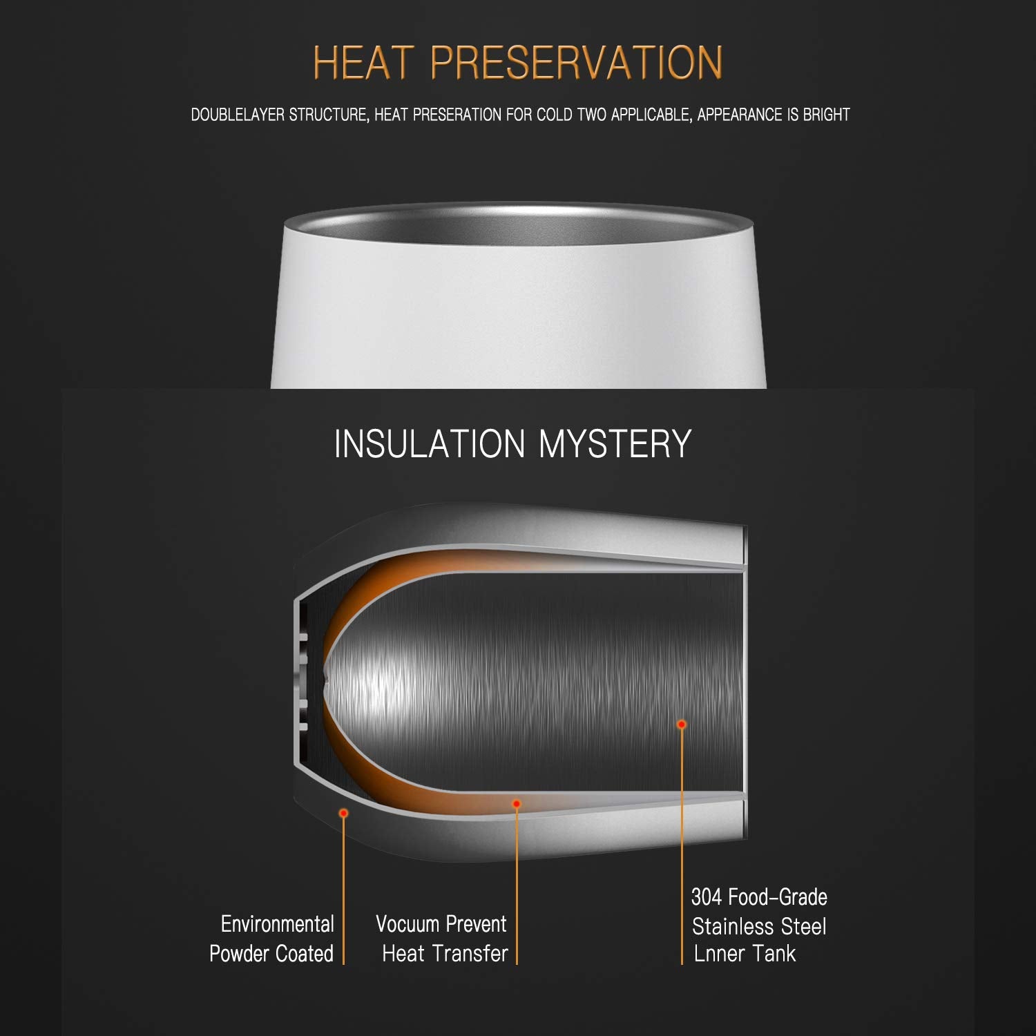 NATUMAX double-wall wine tumbler keeps hot or cold drinks for hours.
