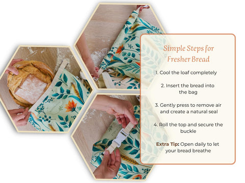 NATURABLE sustainable storage set reduces waste while keeping produce fresh