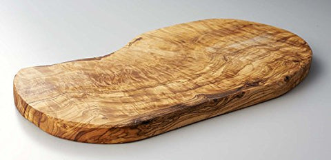 Naturally Med artisan olive wood board, durable hardwood for daily use.