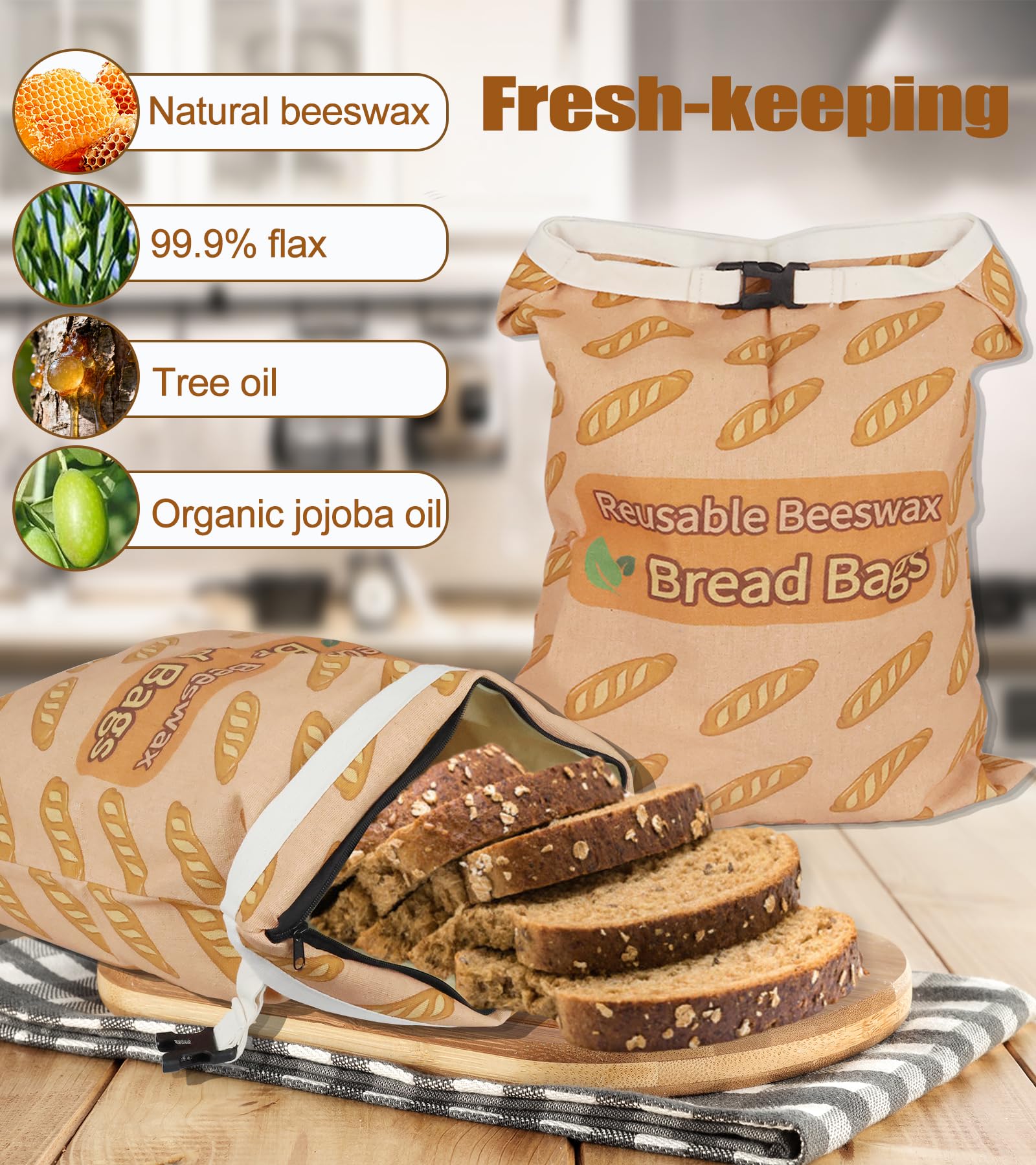 NautDuty zip-seal keeps bread fresh for on-the-go use