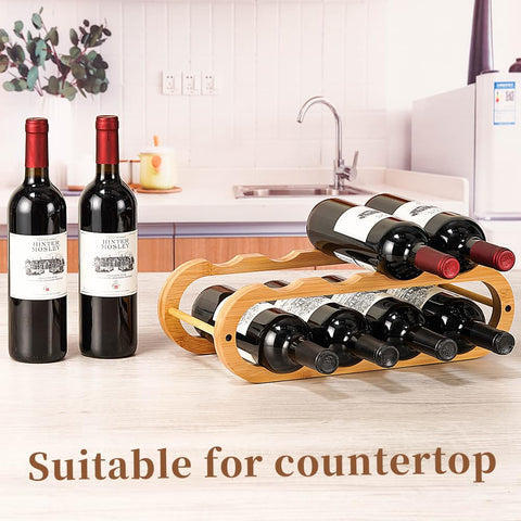 Navtcow countertop and cabinet storage solution for bottles and decor
