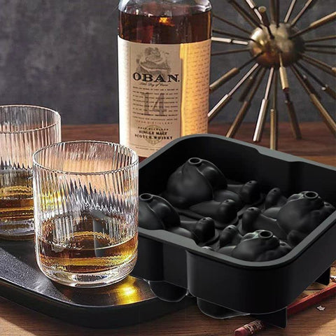 Nax Caki craft ice cubes enhance cocktails and iced coffee presentations.
