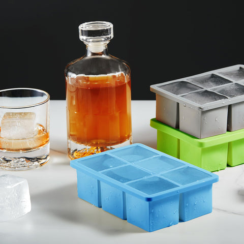 Nax Caki 2-inch square ice cubes for whiskey and bourbon cooling