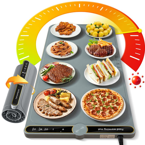 NAXBEY warming mat extralarge plate area for family meals