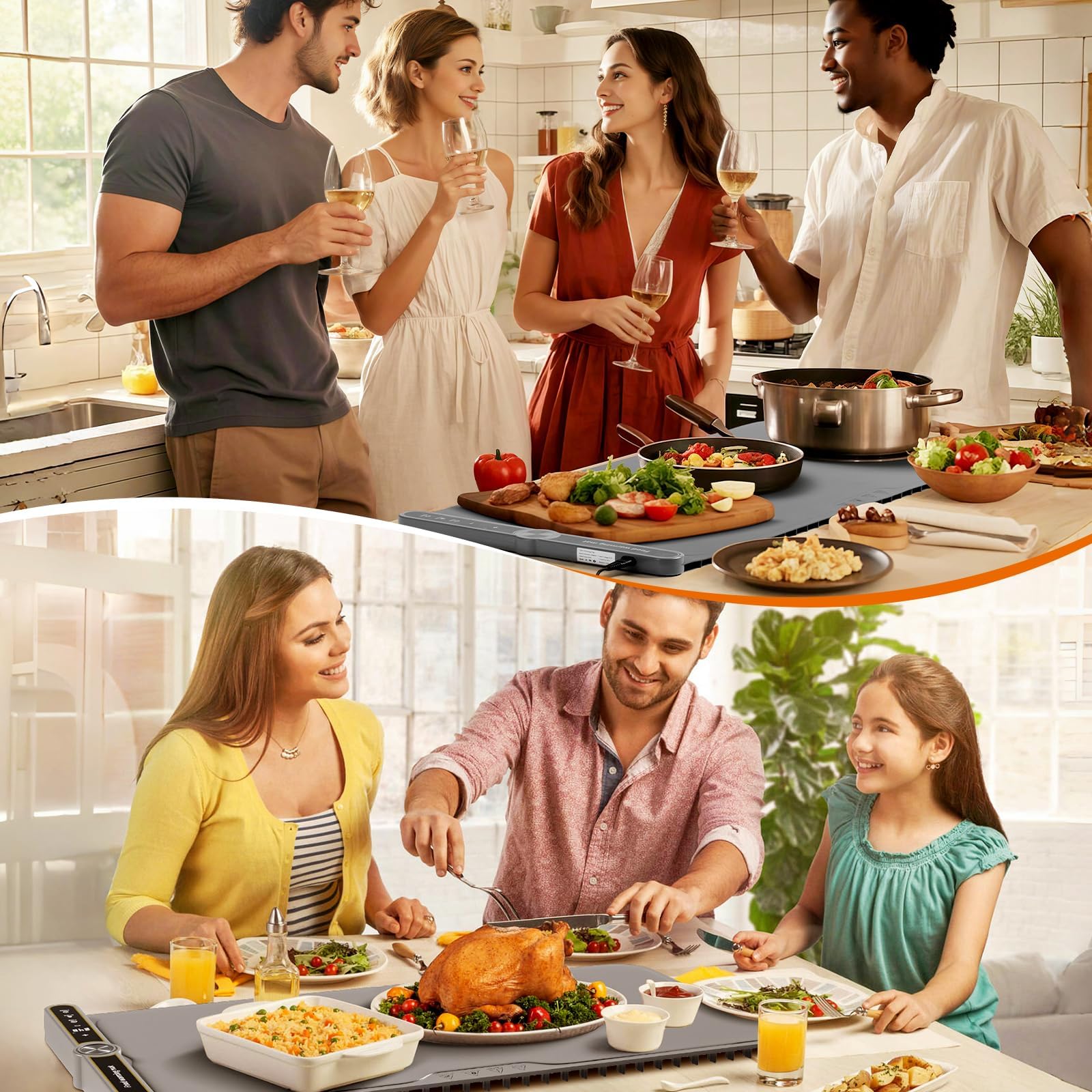 NAXBEY warming mat suitable for daily use and gatherings