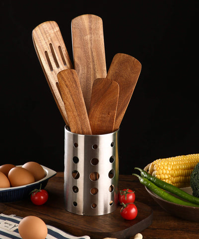 NAYAHOSE hand-wash-only spurtles preserve finish and longevity