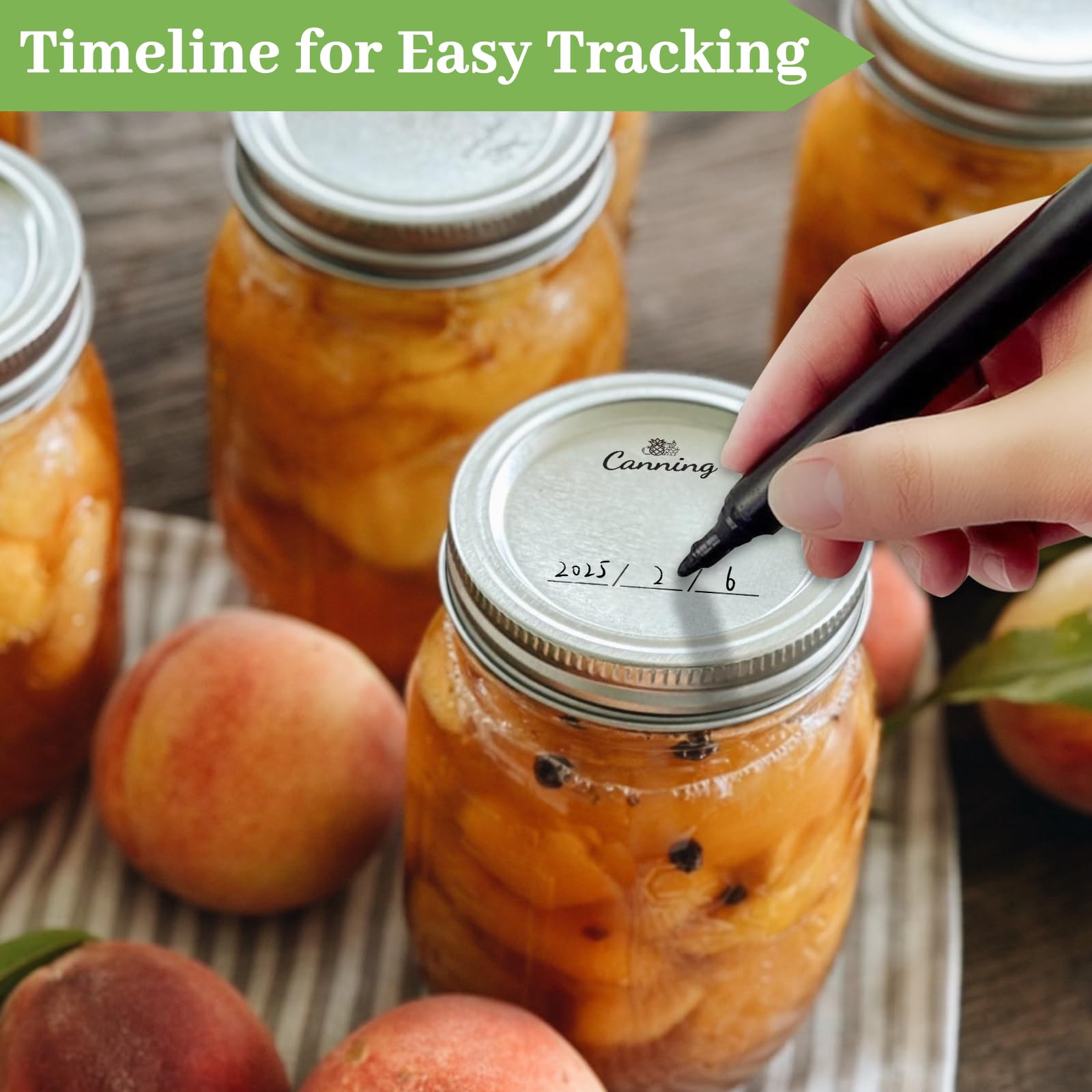 Nazano dishwasher-safe canning lids offer convenient kitchen versatility.