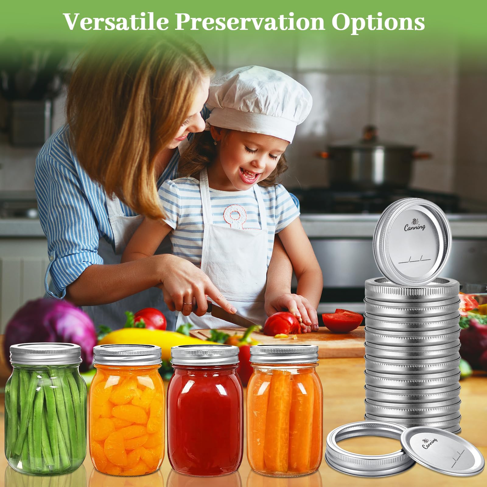 Nazano rust-proof tinplate lids resist corrosion for long-term use.