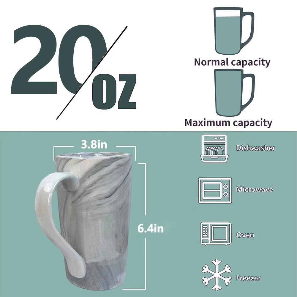 NBABSR marble pattern unique cup perfect for latte art and personal flair.