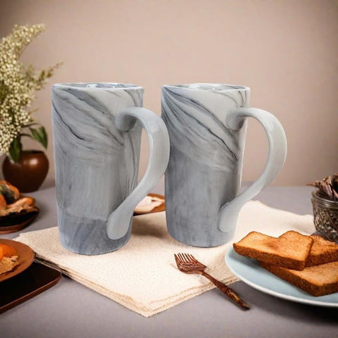 NBABSR oversized porcelain mug with handle for easy gripping during morning routines.