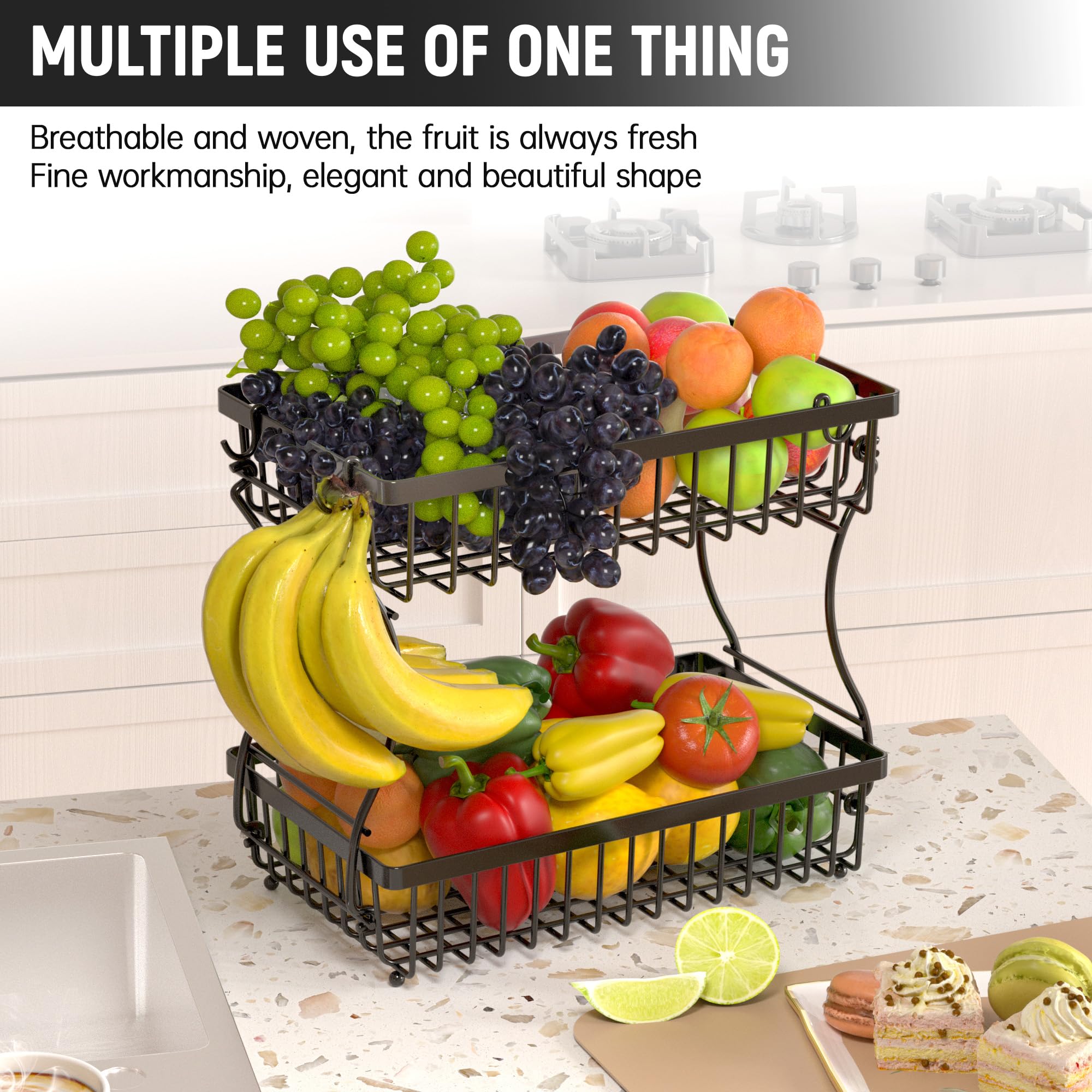 Nbwxcwbs Detachable fruit basket for flexible arrangement