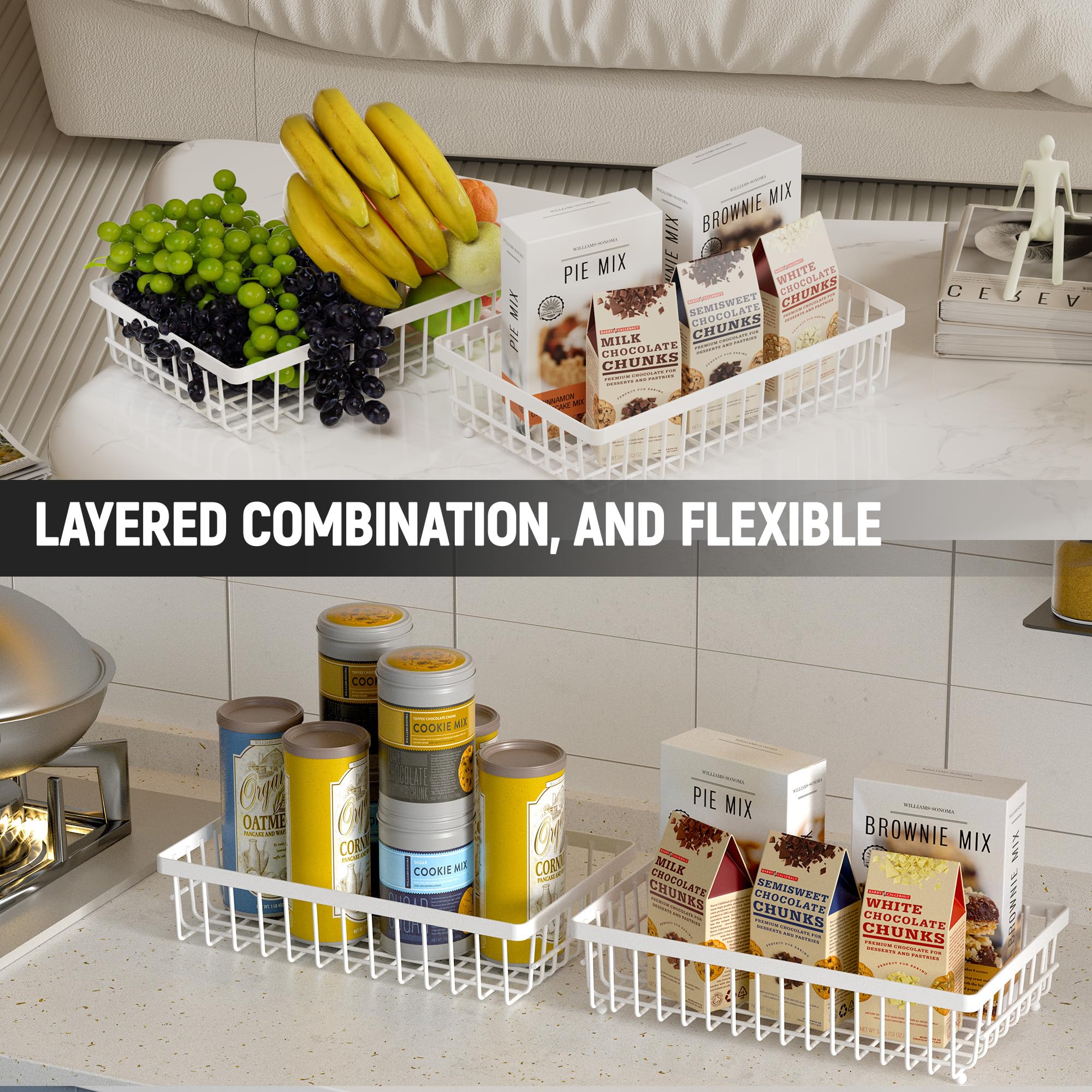Nbwxcwbs sturdy-rust-resistant-frame supports fruit securely.