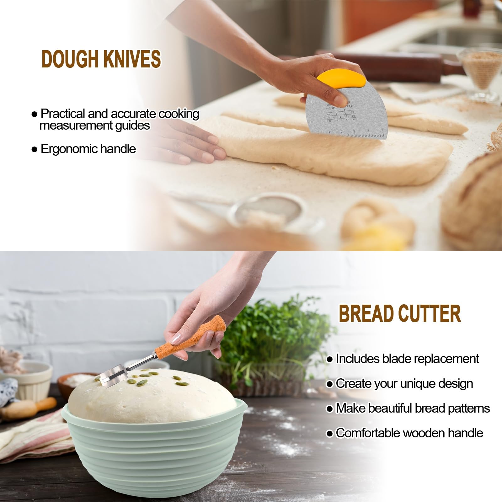 NCRexpanse Danish dough hook stirring tool designed for comfortable kneading