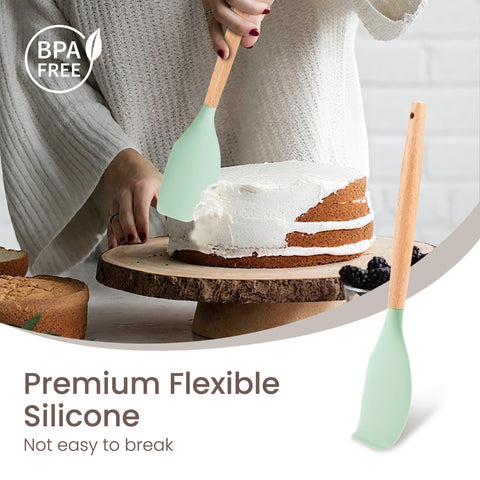 NCUE 26-piece set covers spatulas, spoons, tongs, and measuring tools