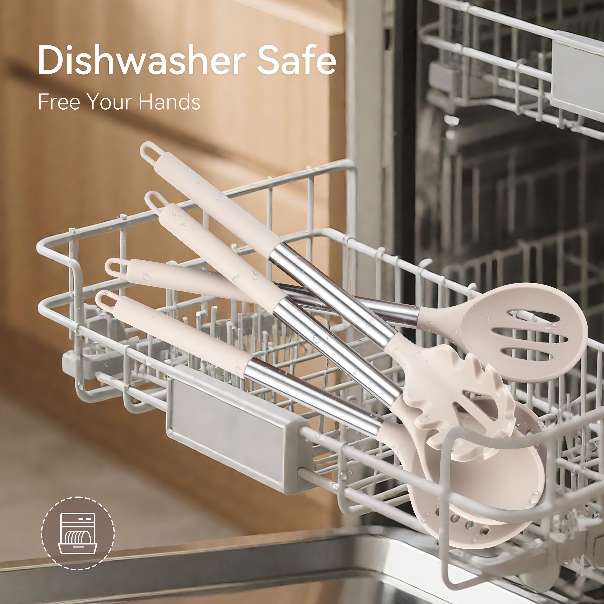 NCUE kitchen tongs for precise flipping and handling