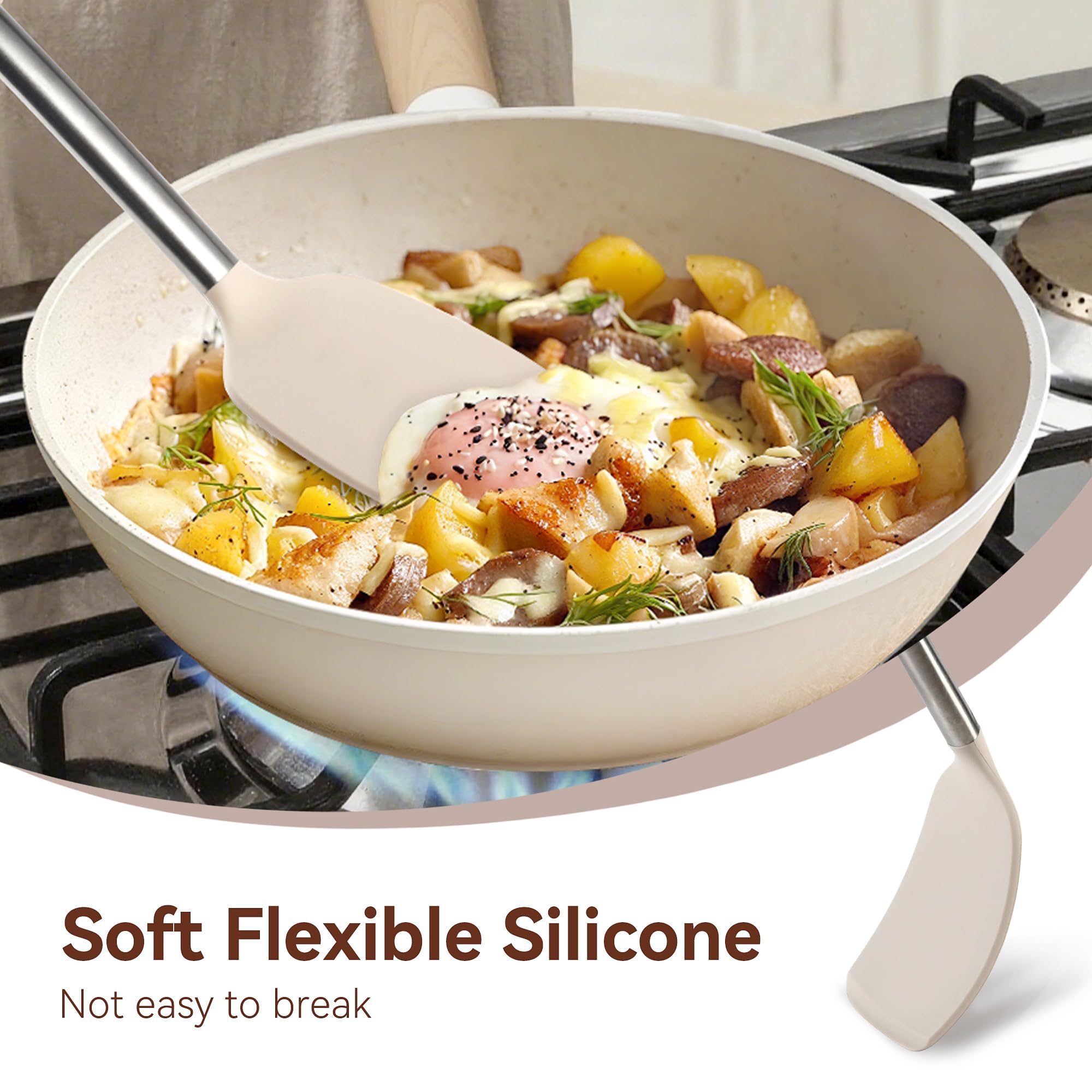 NCUE kitchen tools include tongs scissors and grater for versatile prep