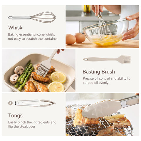 NCUE oven mitts and egg separator enhance prep safety