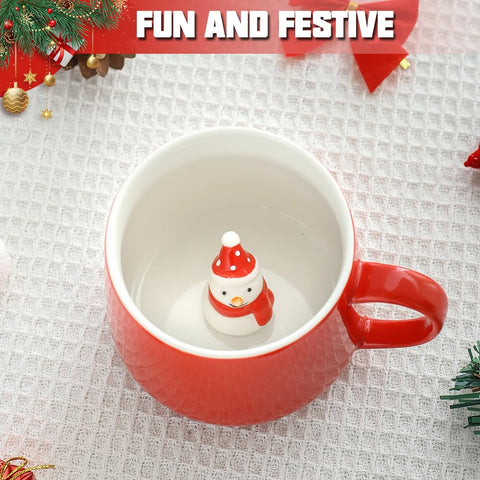 NDLBS Santa pop-out 3D mug for a playful sip
