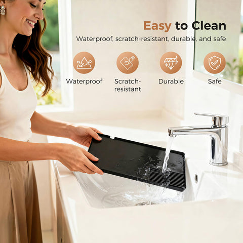 Ndoge Ninja ES601 easy-clean design drains quickly under running water.