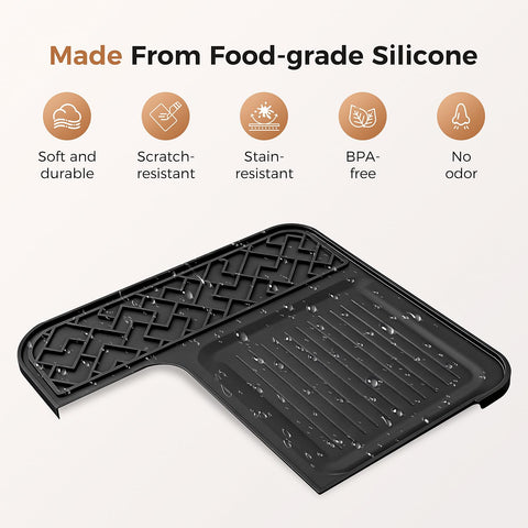 Ndoge Ninja ES601 waterproof top surface guards against spills.