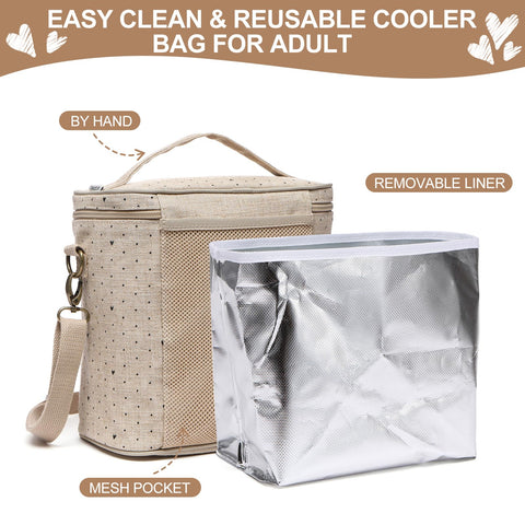 large 7.3L capacity fits meals for a full workday or day trip