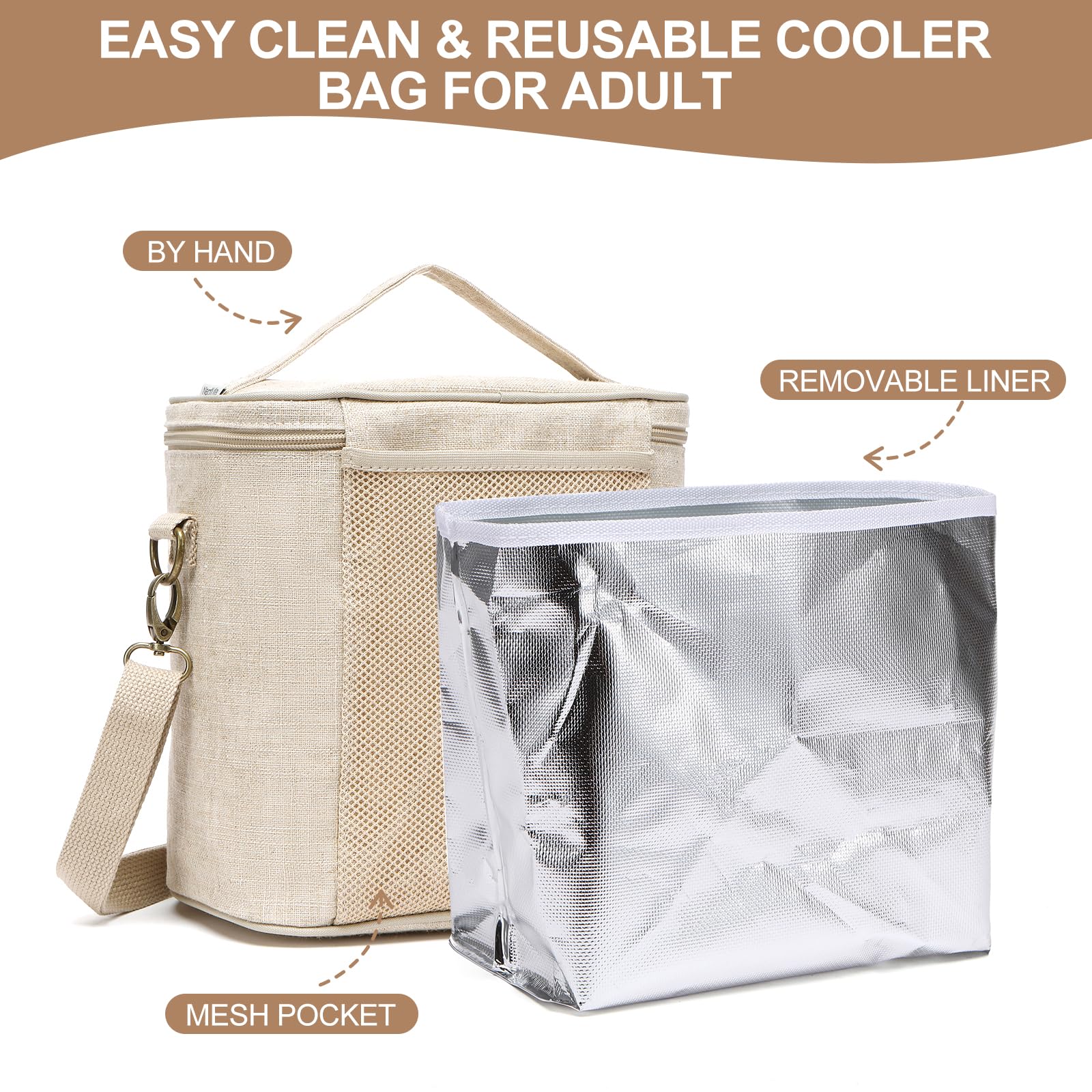 neatlife 7-3L capacity fits multiple meals and snacks
