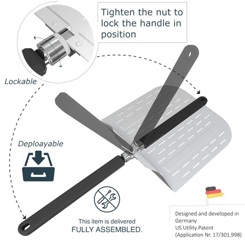 neatNuseful pizza peel anodised surface resists acids and corrosion