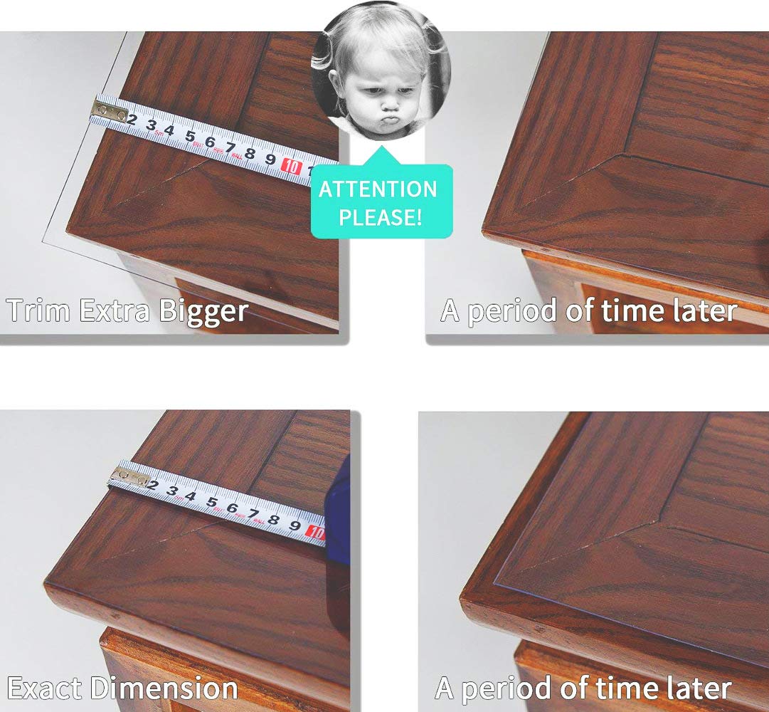 NECAUX dining table protector guards wooden surfaces during meals and family time